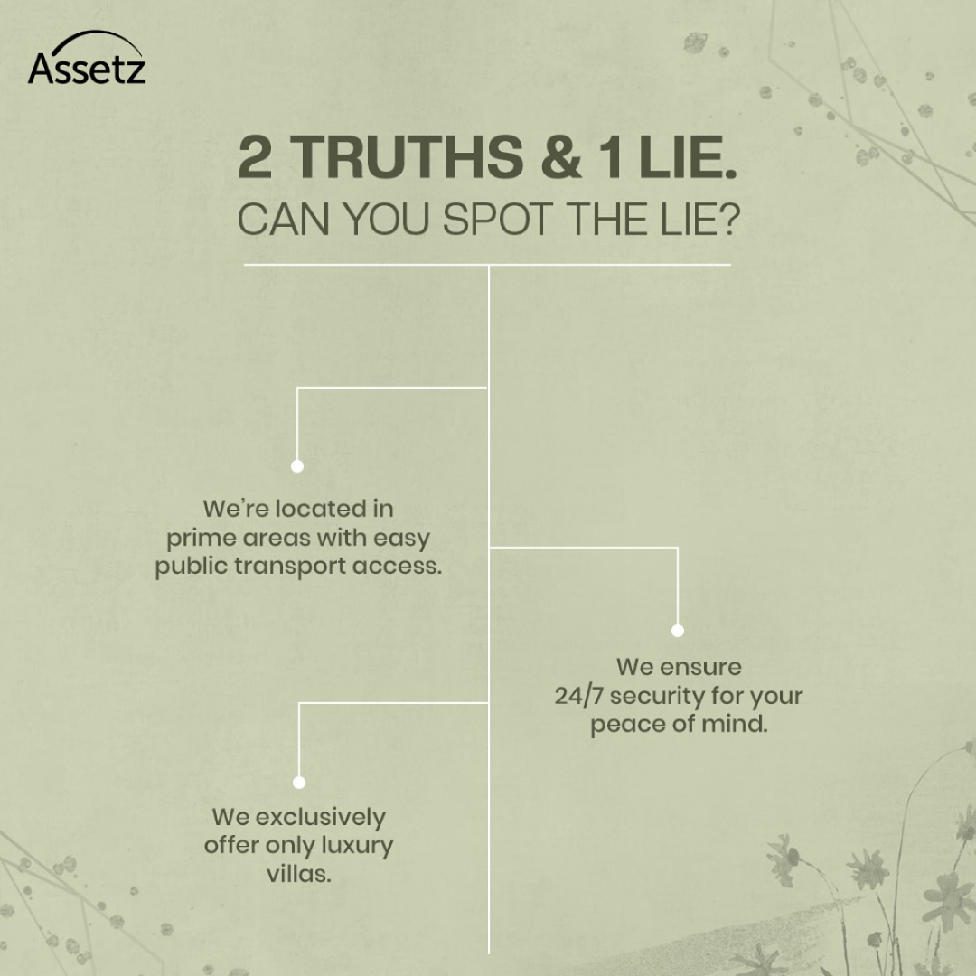 Two Truths and a Lie