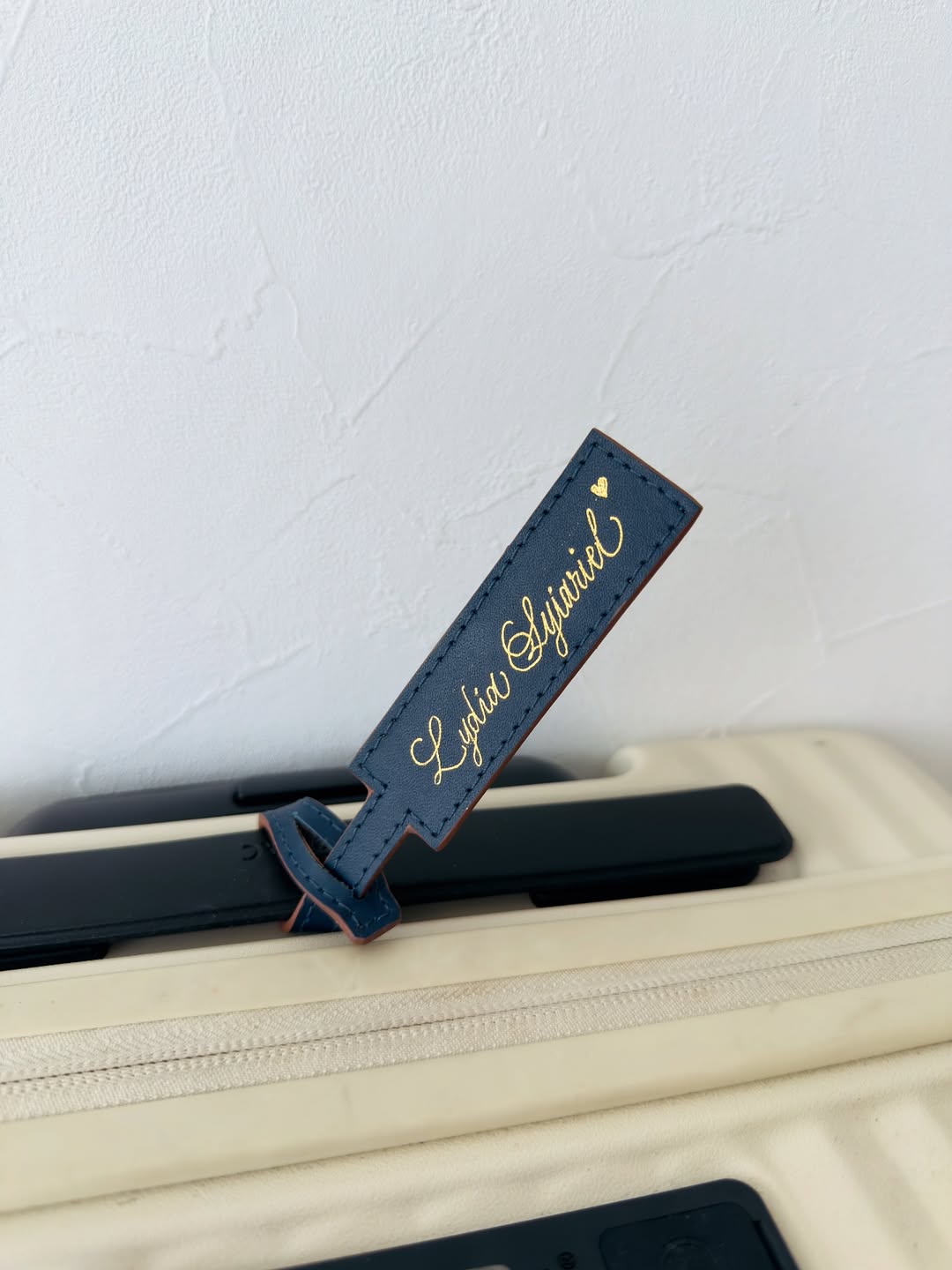 Luggage tags with pastel designs