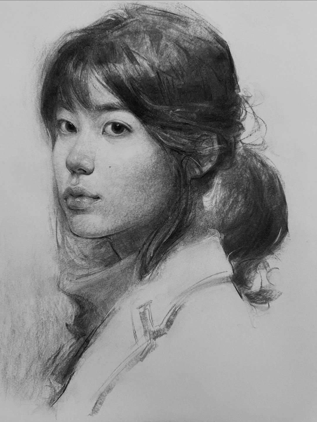 Self-Portrait Drawing 🎨