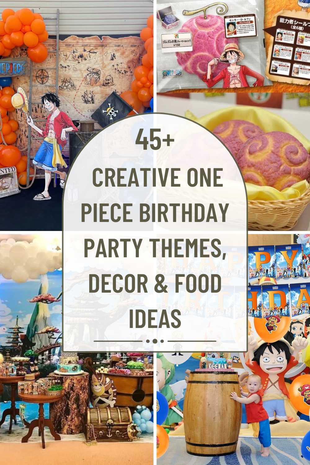  Creative One Piece Birthday Party Themes, Decor & Food Ideas