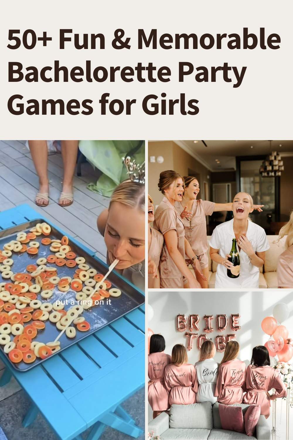 Memorable Bachelorette Party Games for Girls
