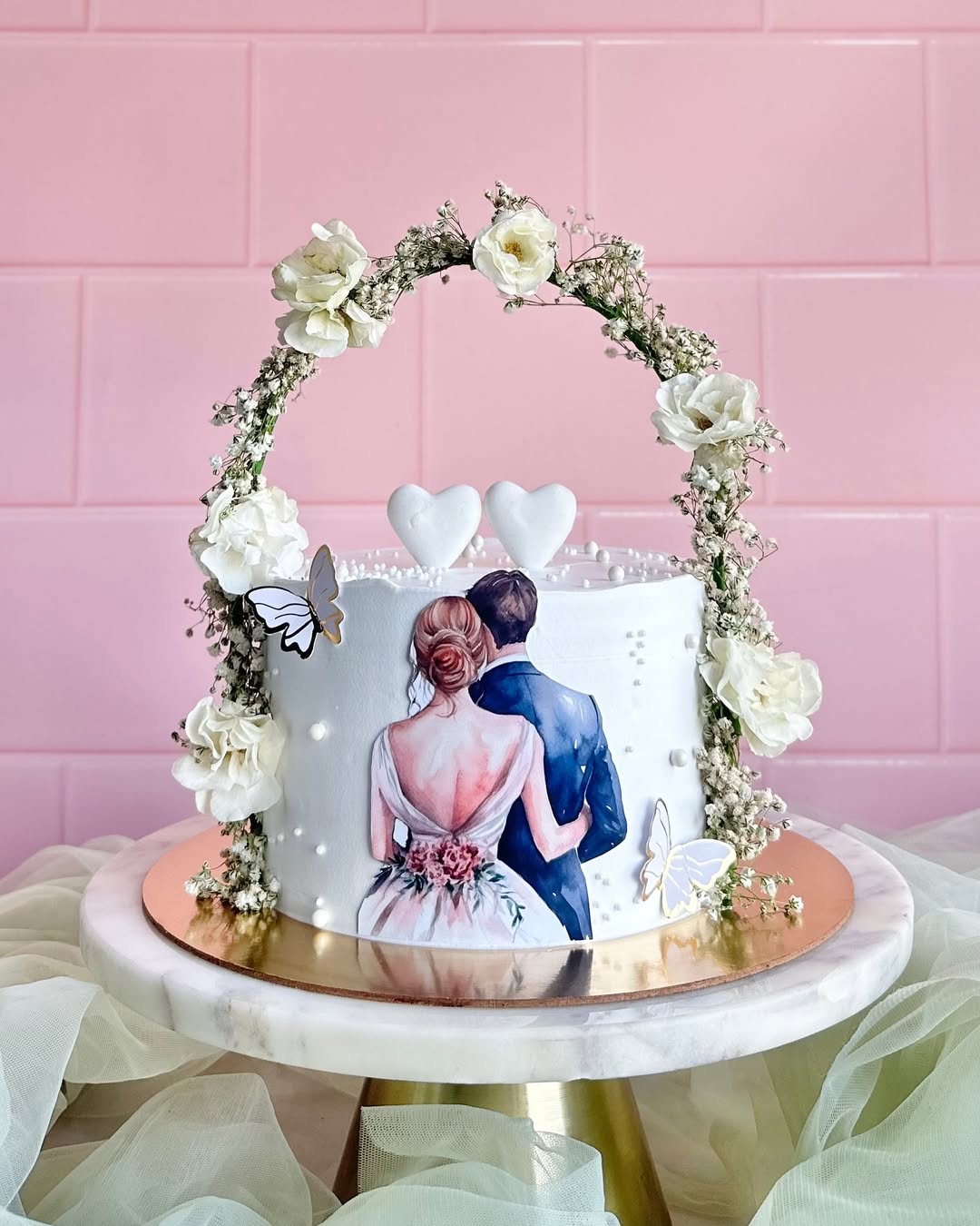 Custom Anniversary Cake 🎂