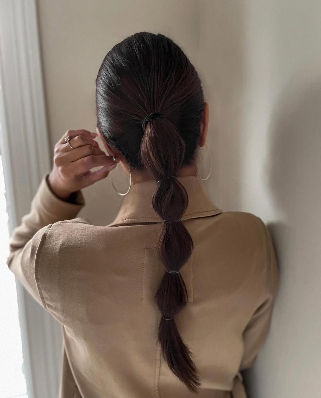 Bubble Ponytail (with elastics)