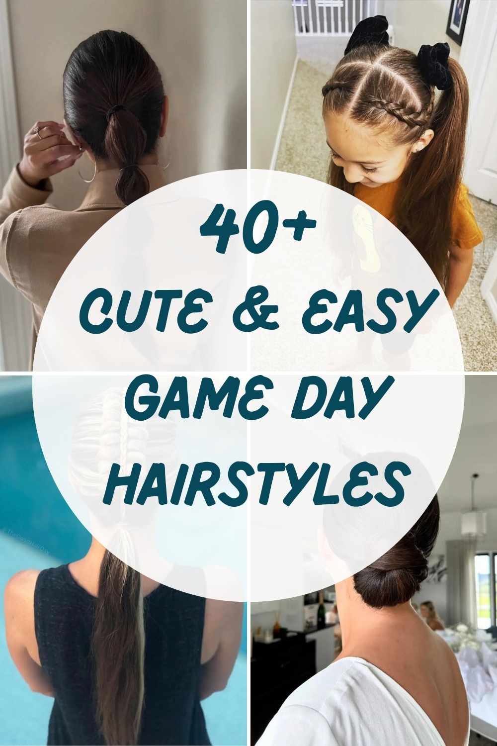 Cute & Easy Game Day Hairstyles