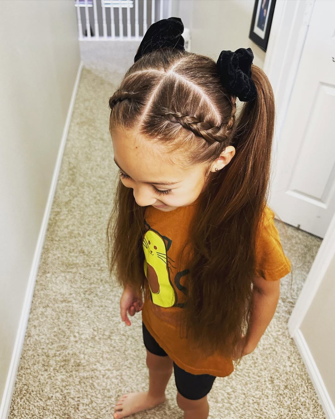 Dutch Braid Pigtails