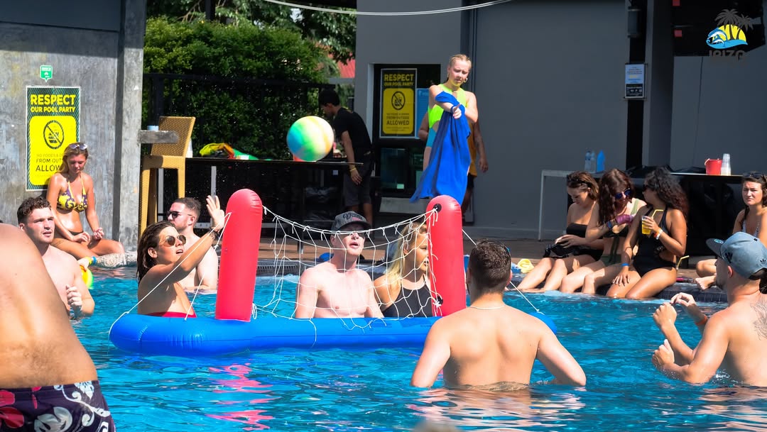 Sports Pool Party (floaties & games) 🏈