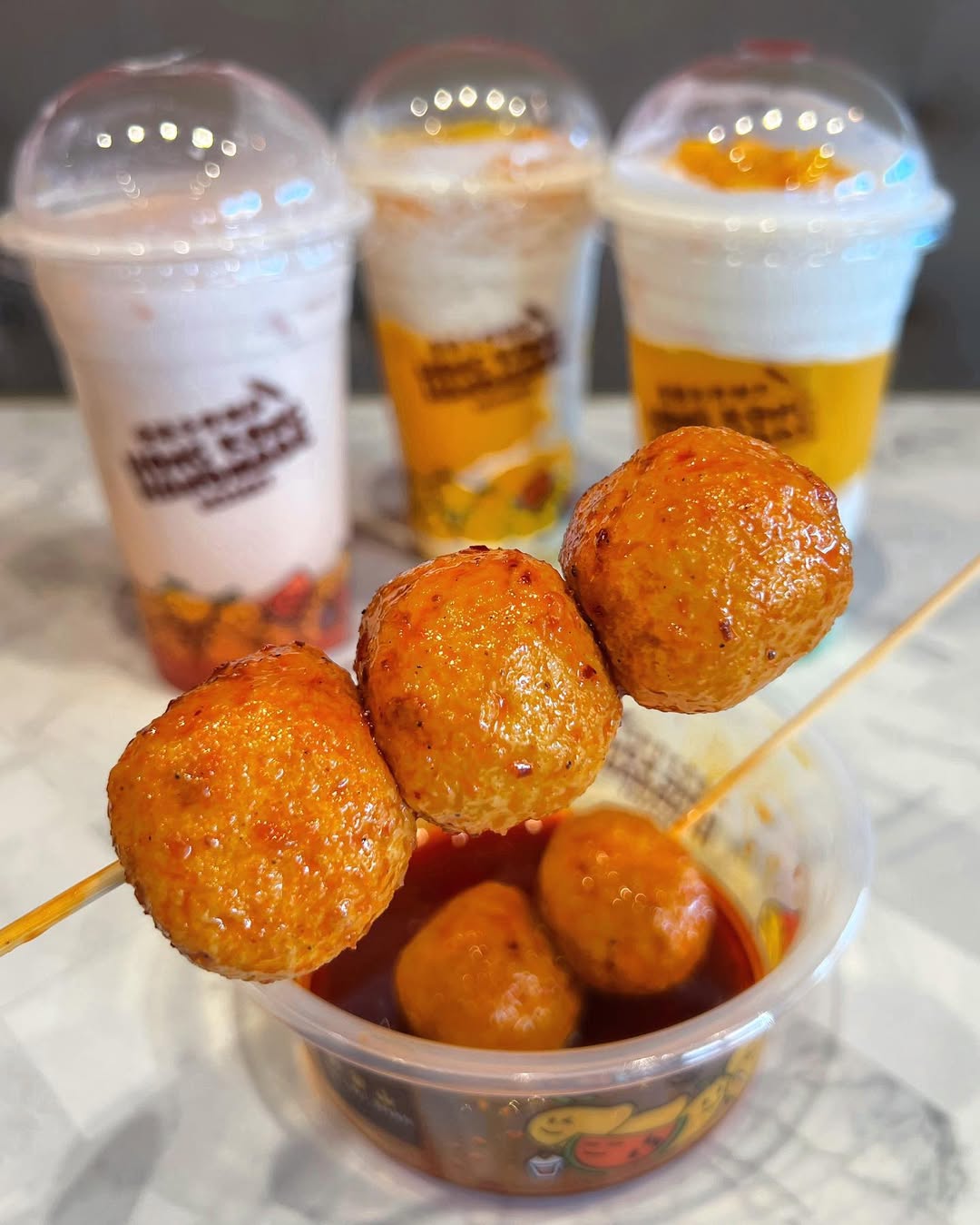 Fish Balls with Sweet Sauce