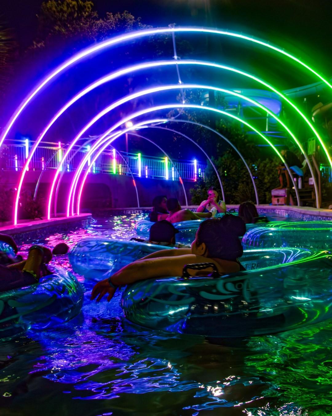 Neon Glow Night Swim 🌟