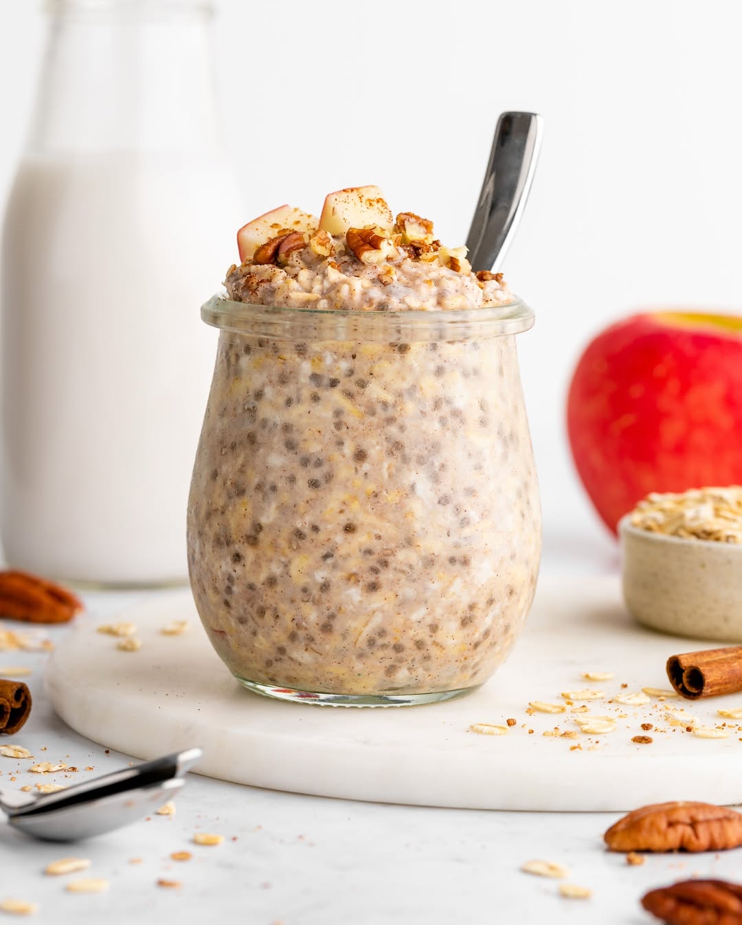 Apple & Cinnamon Overnight Oats