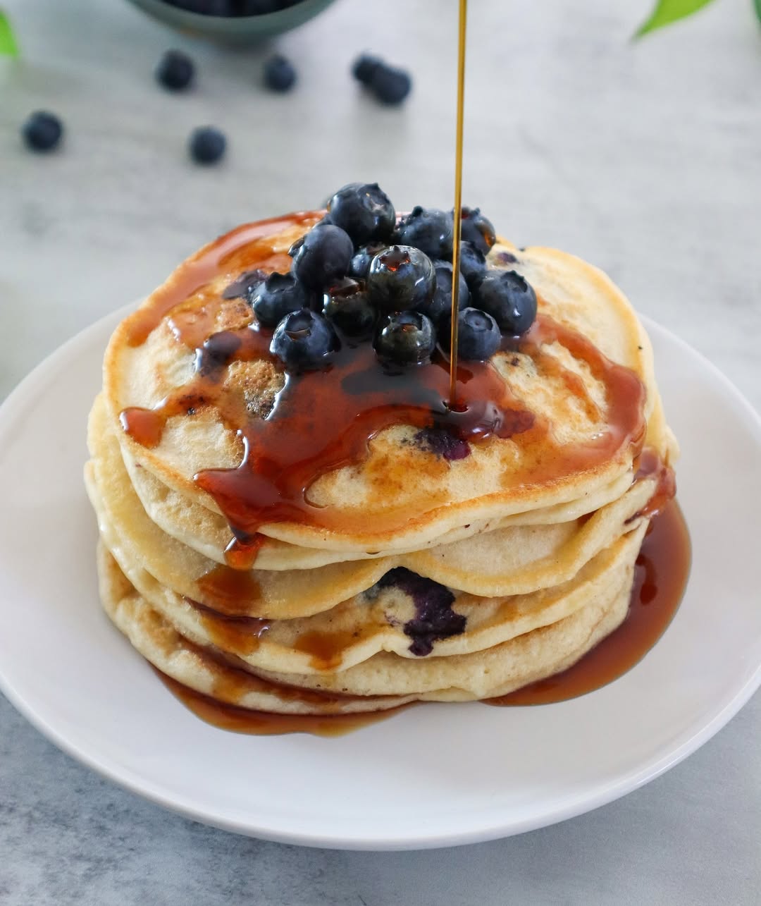 Blueberry Pancake Stack