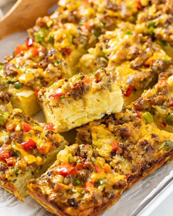 Cheesy Hash Brown Bake