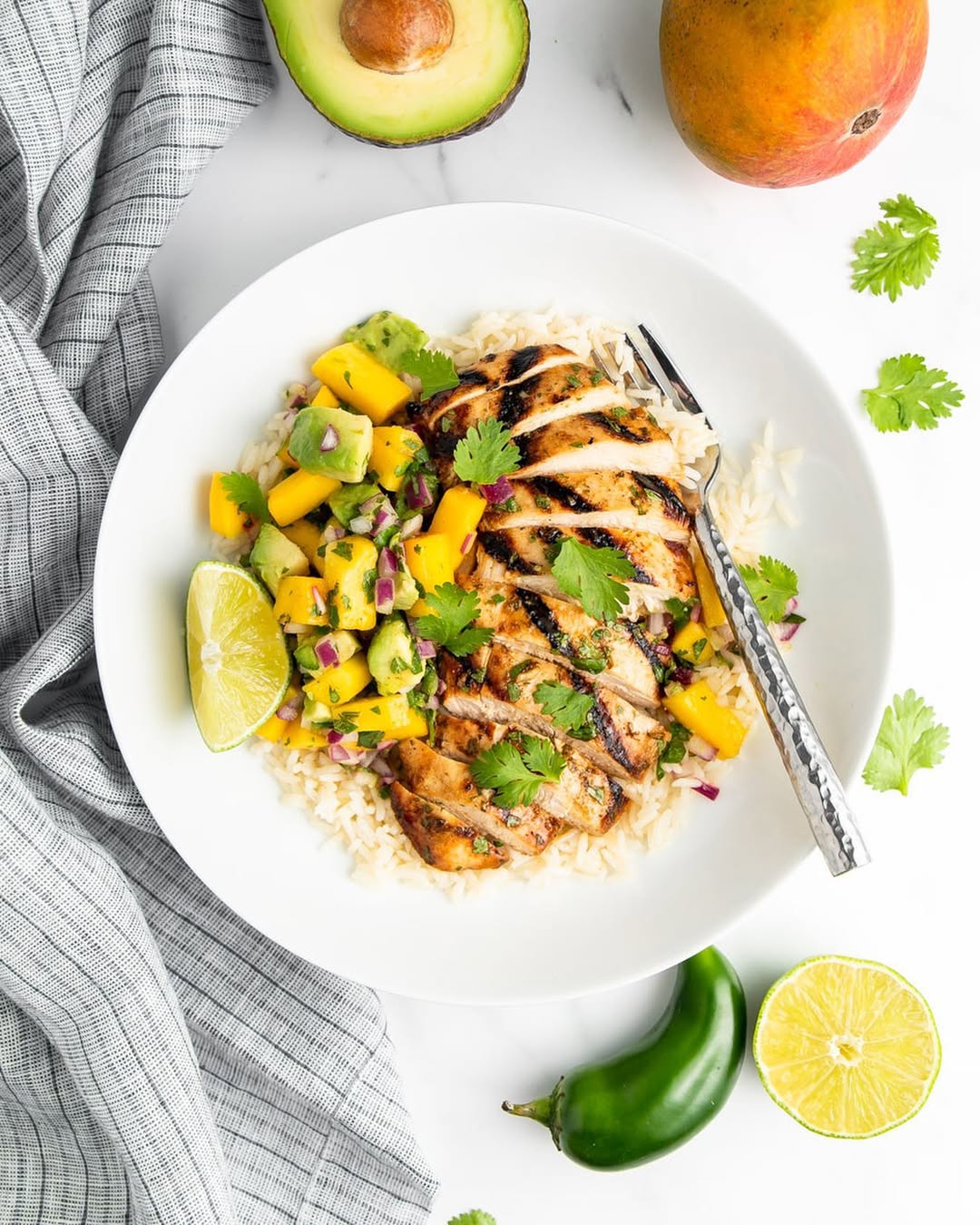 Chicken Breast with Avocado Salsa