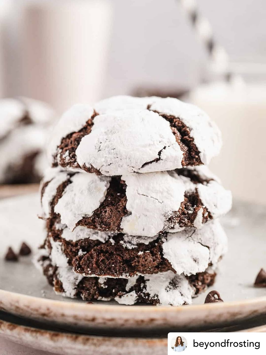 Chocolate Crinkle Cookies