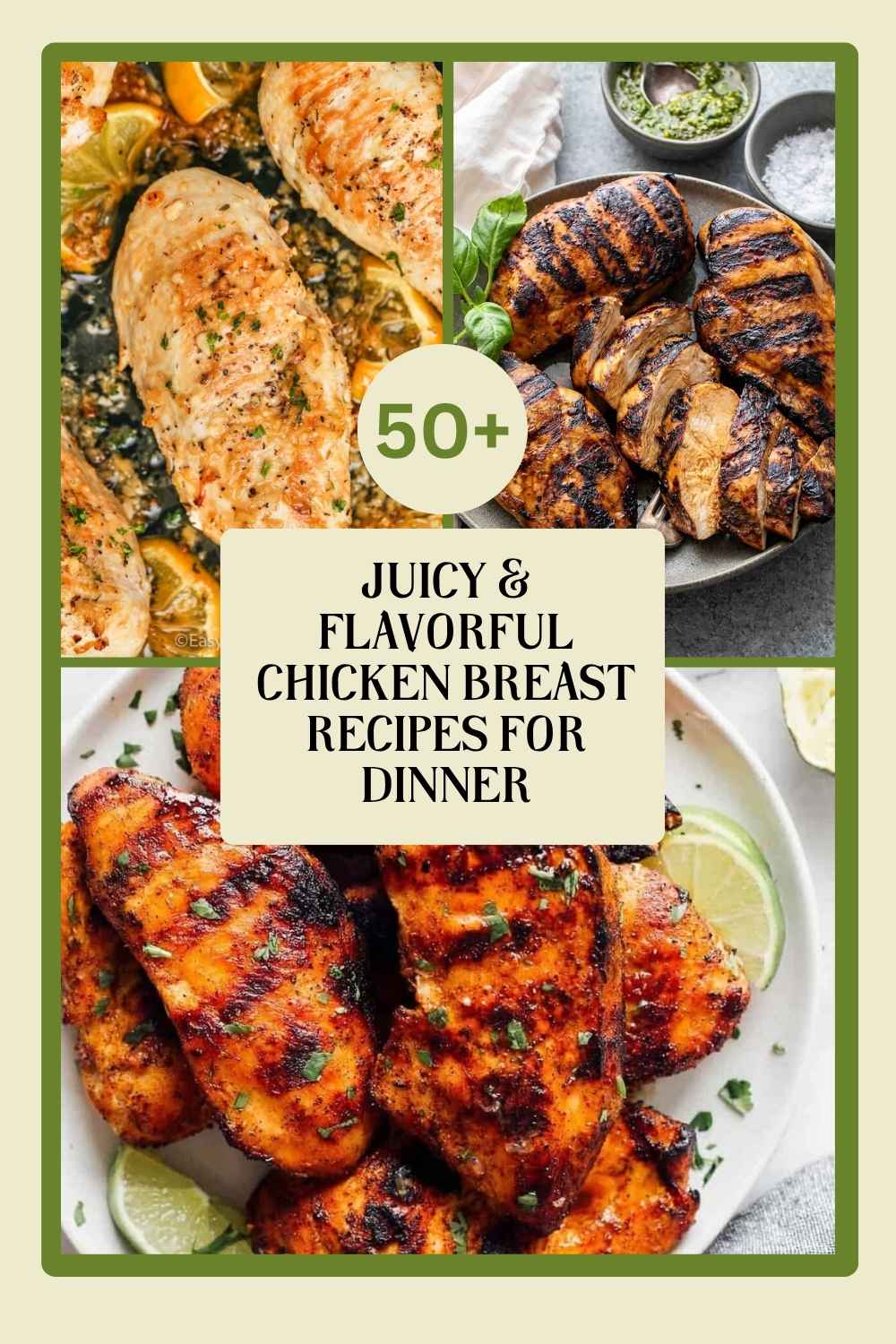 Juicy & Flavorful Chicken Breast Recipes for Dinner