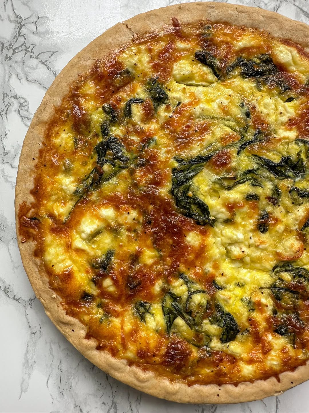 Spinach and Feta Quinch