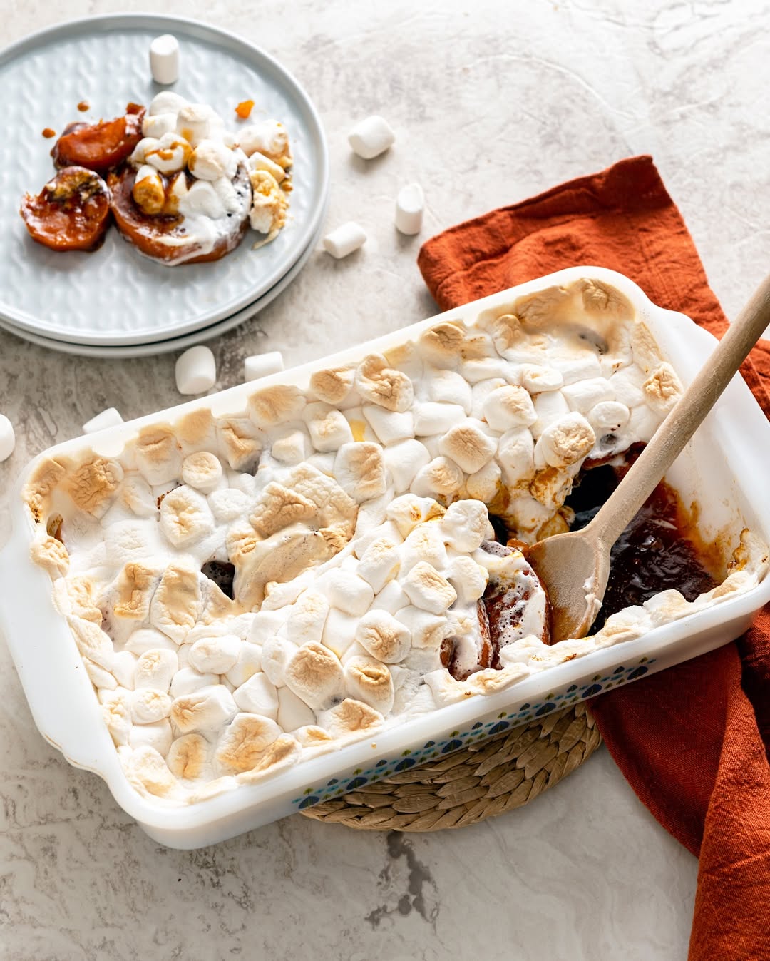Sweet Potato Casserole with Marshmallows