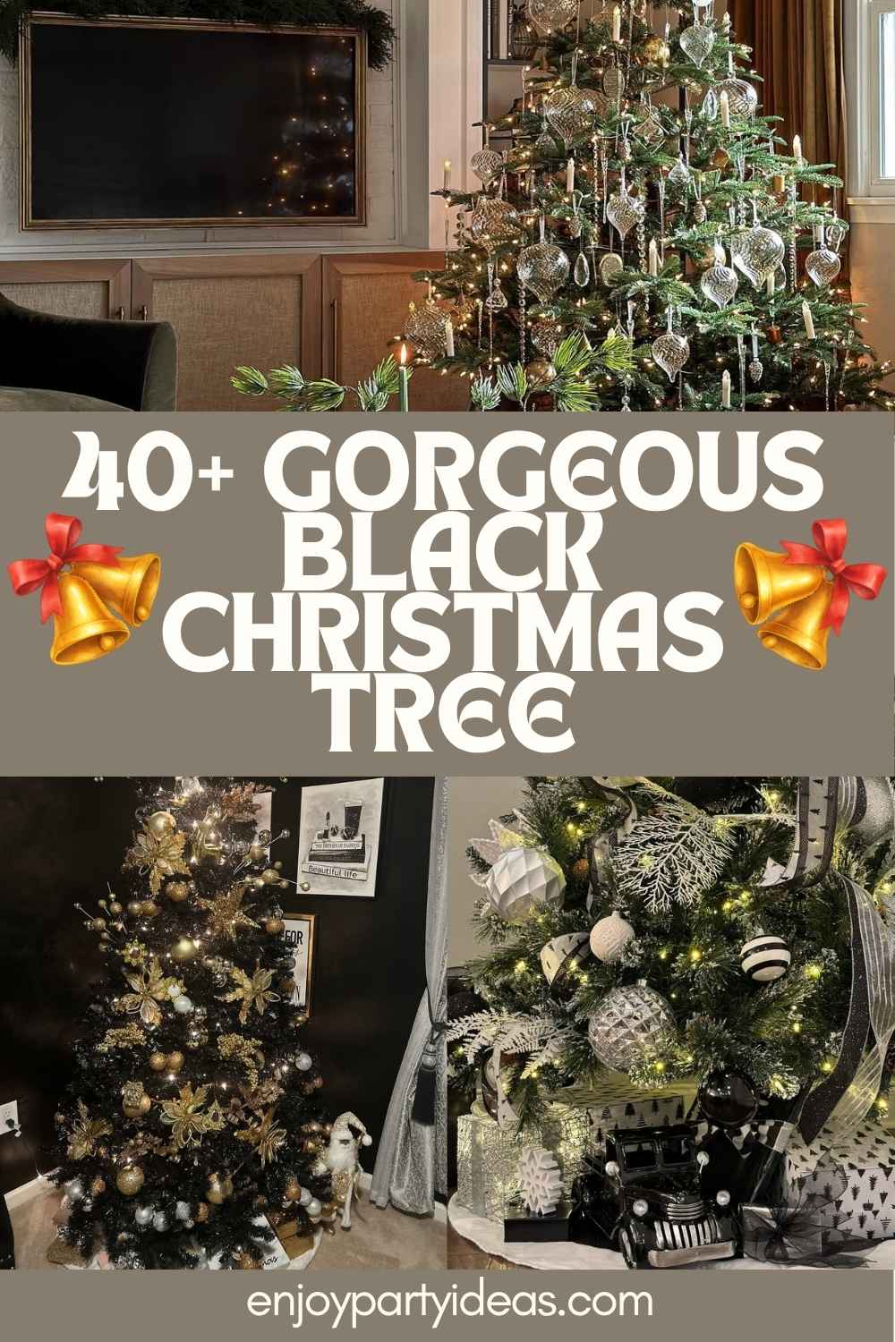 40+ Gorgeous Black Christmas Tree Ideas That Redefine Glamour