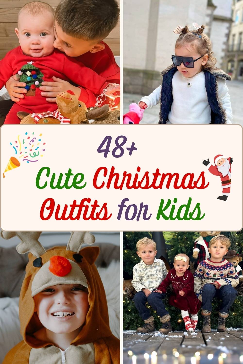 48+ Cute Christmas Outfits for Kids