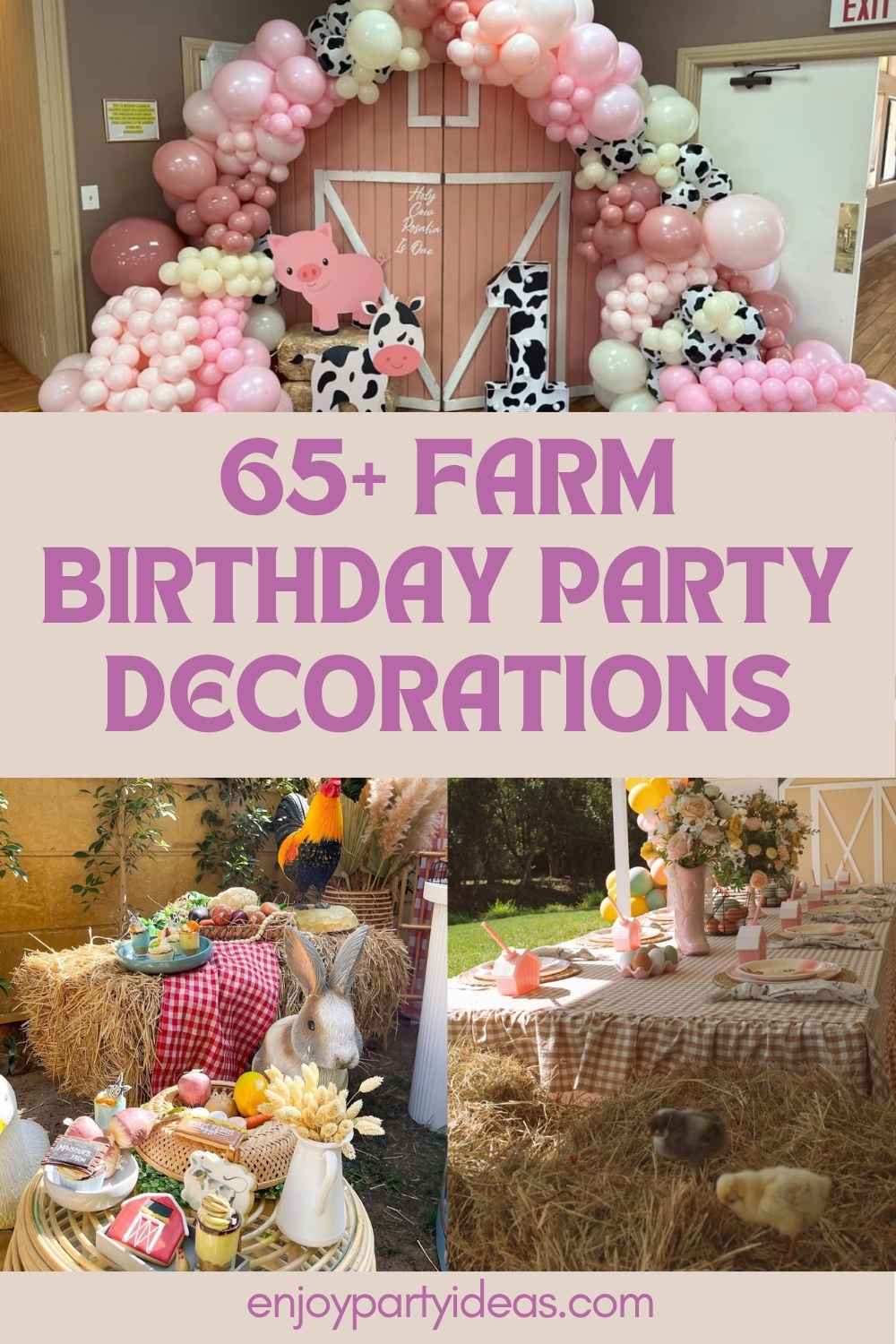 65+ Adorable Farm Birthday Party Decorations
