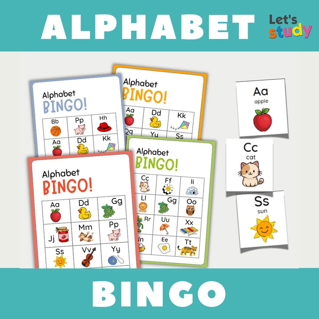 Alphabet Christmas Bingo