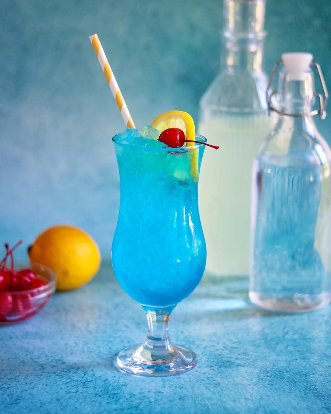 Blue Lagoon Mocktails