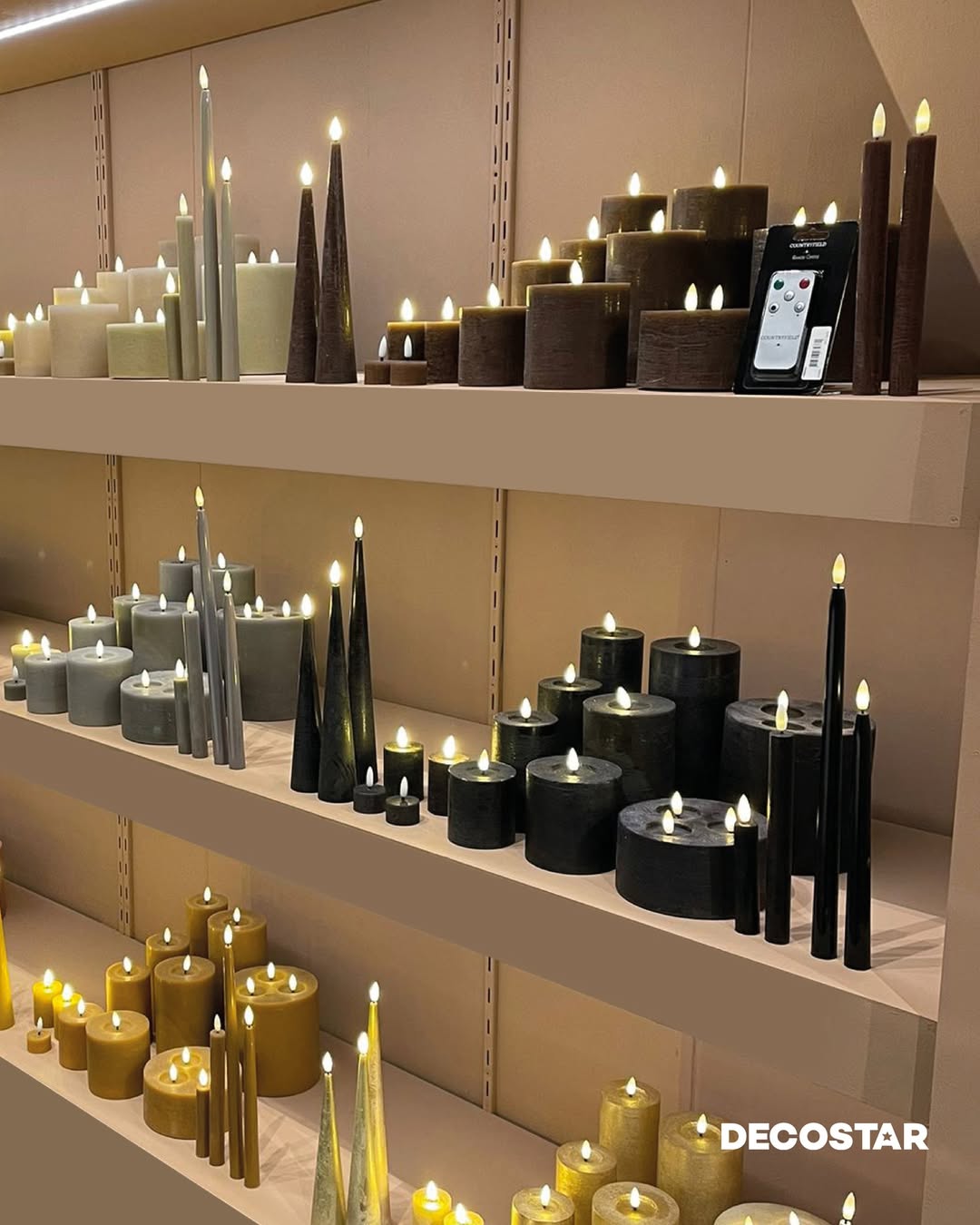 Candle Tray Display