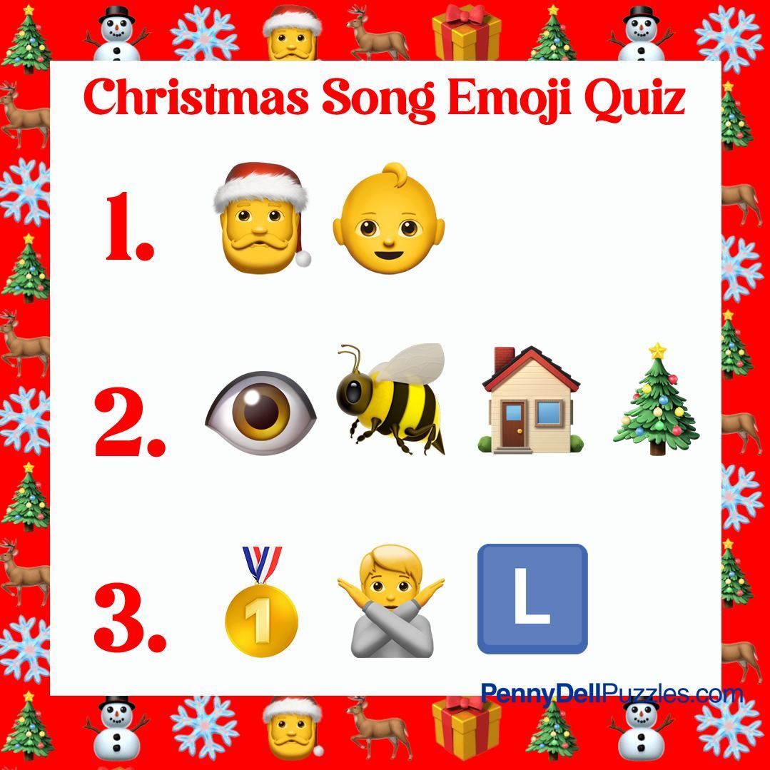 Christmas Emoji Puzzles