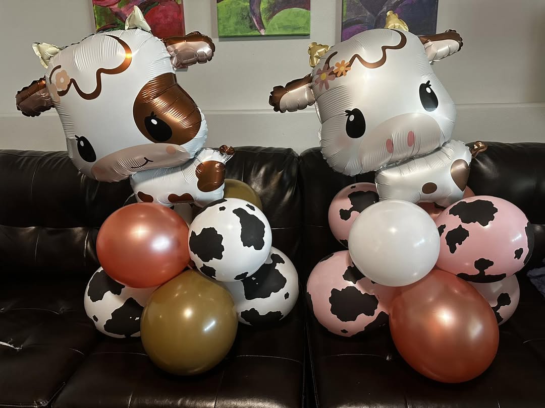 Cow Print Balloons