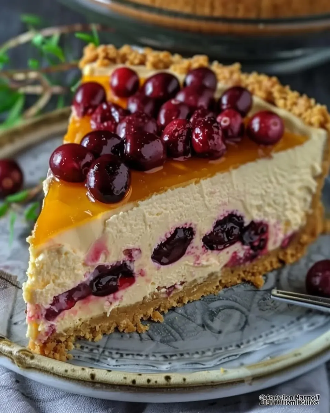 Cranberry Cheesecake
