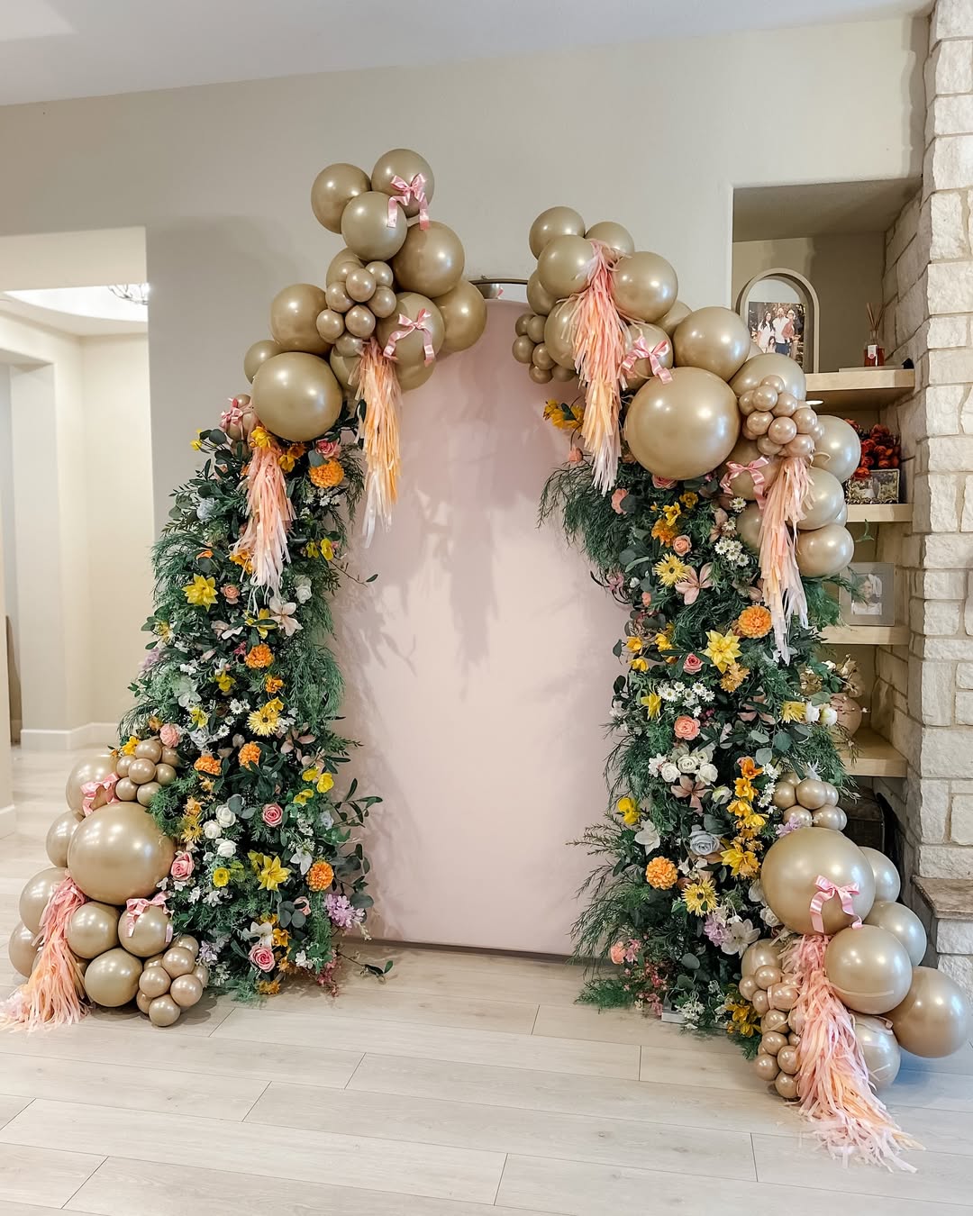 Floral Balloon Arch