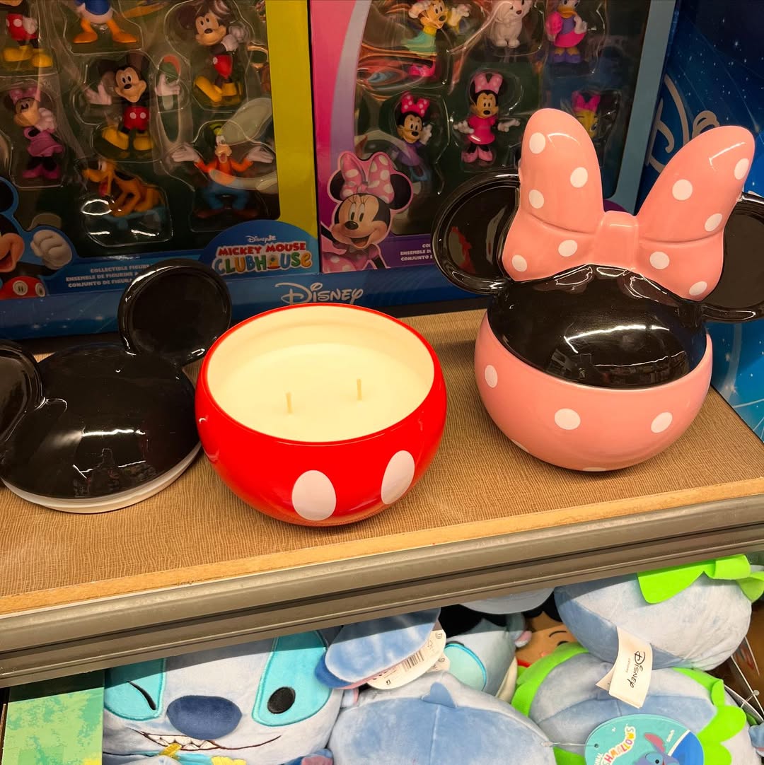 Mickey Christmas Candle Holders