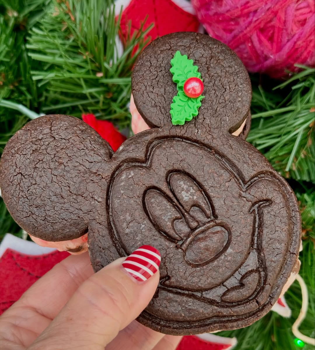 Mickey Santa Cookies for Takeaway