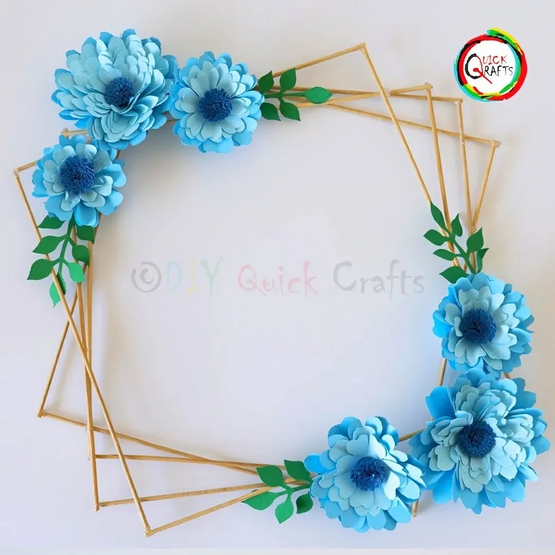 Paper Flower Wall Decor