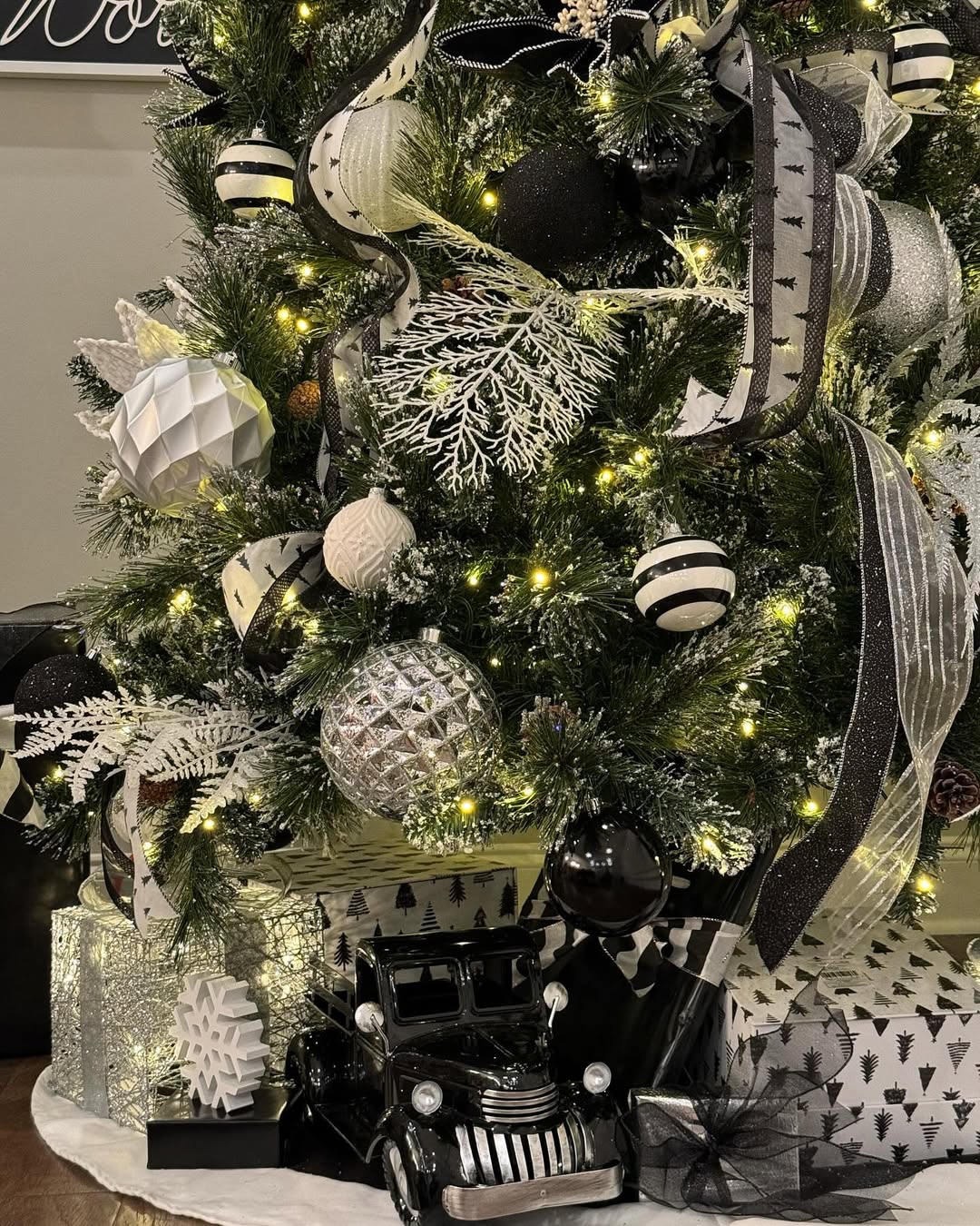 Silver & Black Elegance