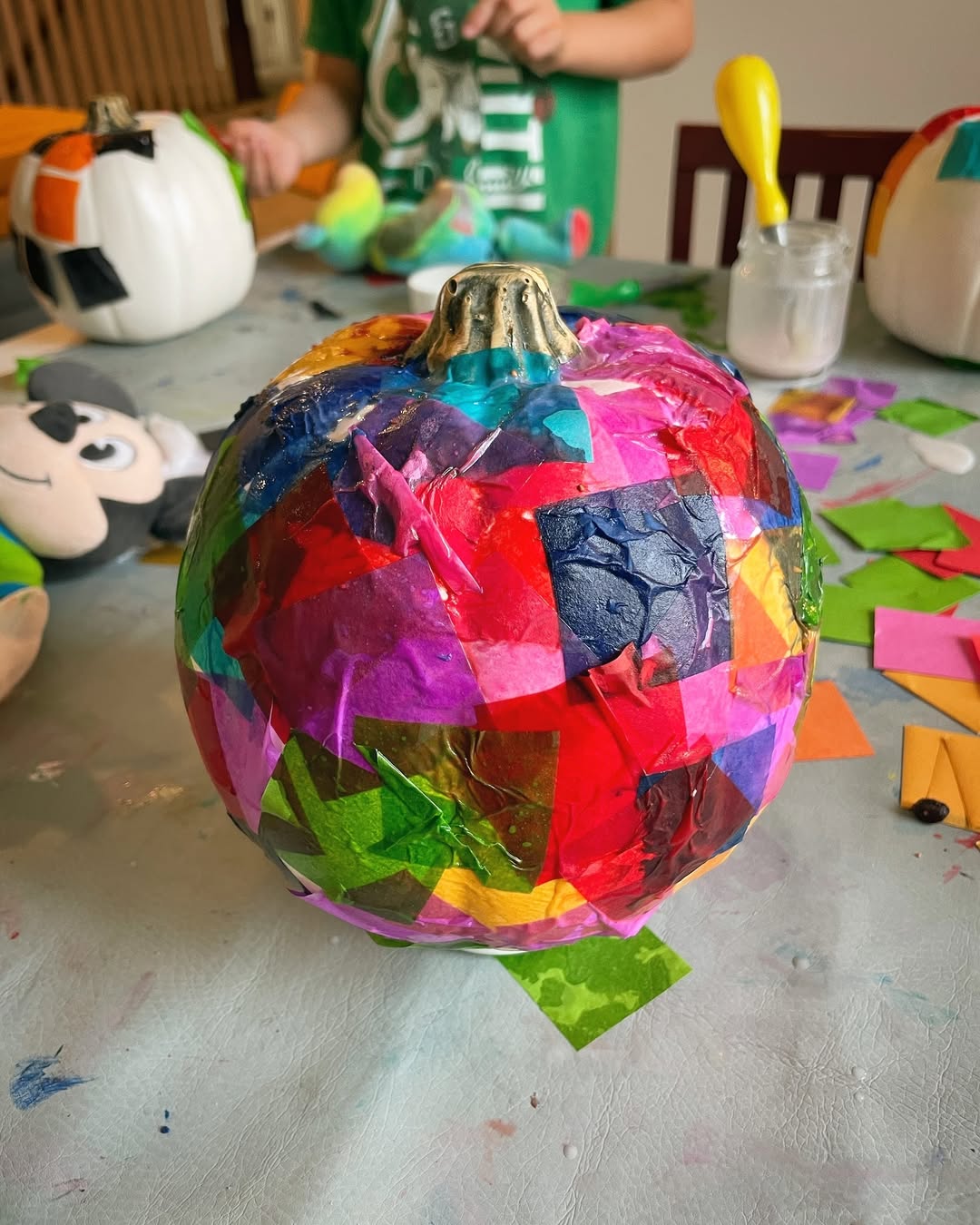 Tissue Paper Pumpkin