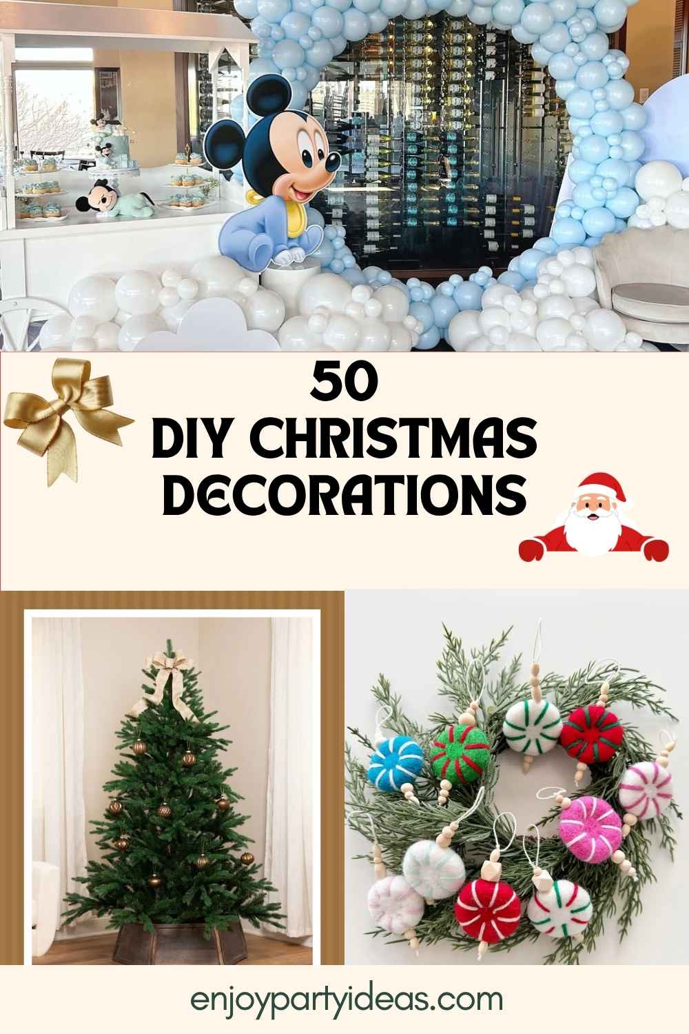 Top 50 DIY Christmas Decorations to Brighten Your Holidays