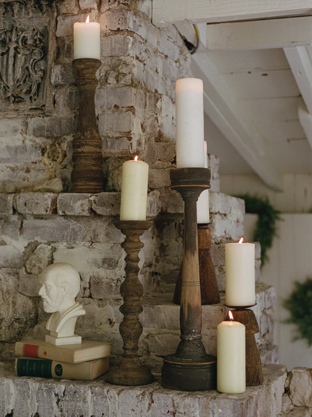 Wooden Candle Holders