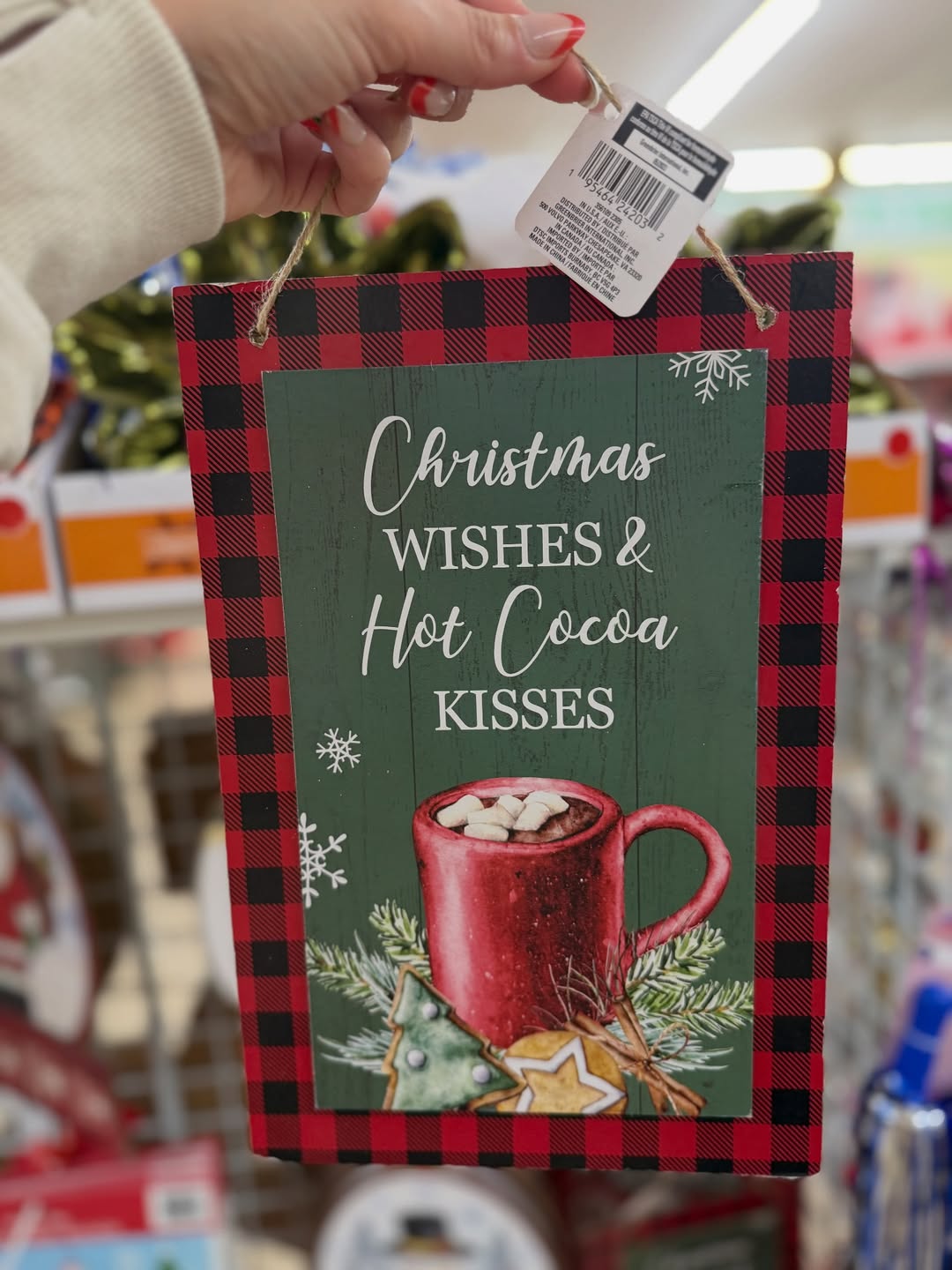 Wooden Hot Cocoa Bar Sign