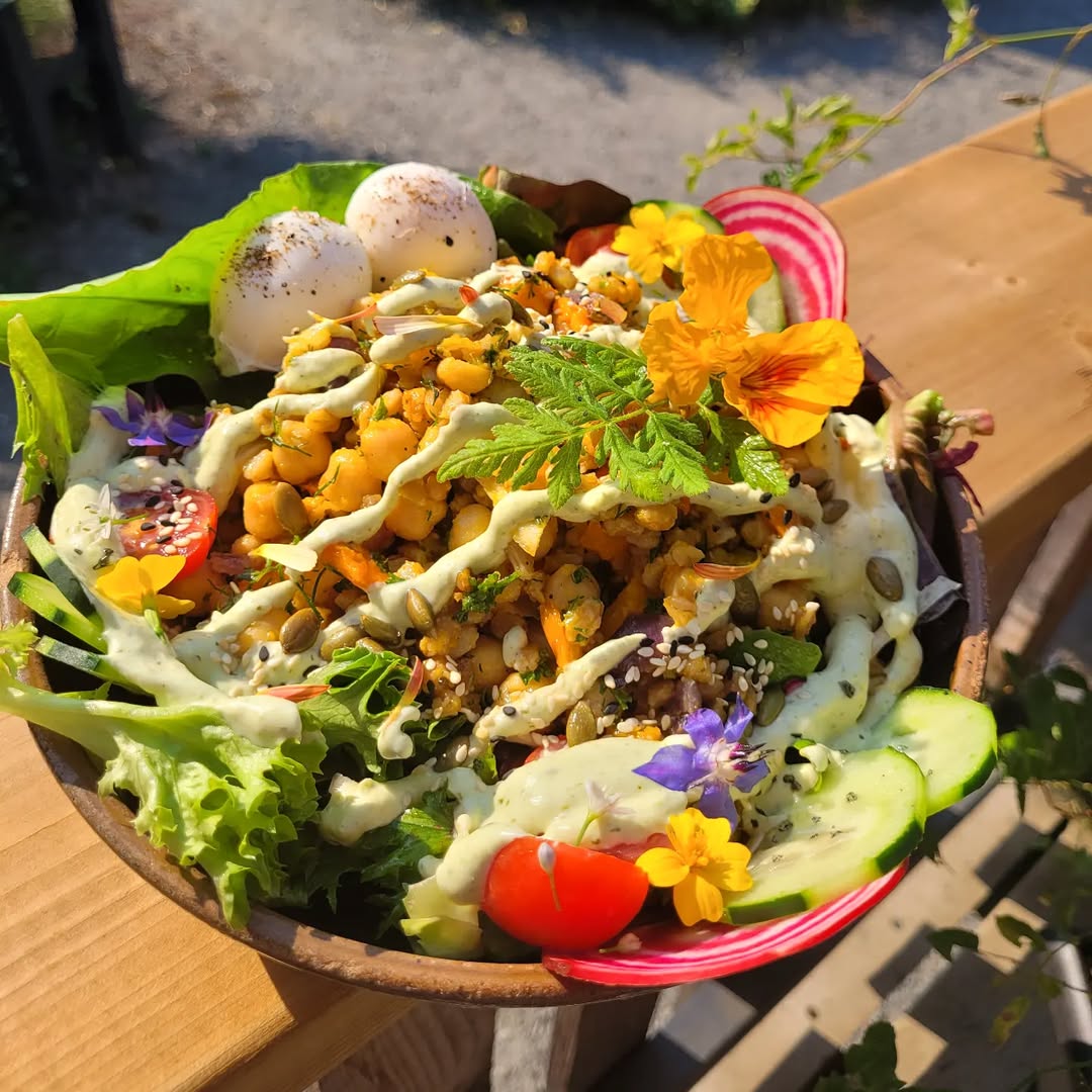 Farro and Roasted Veggie Salad