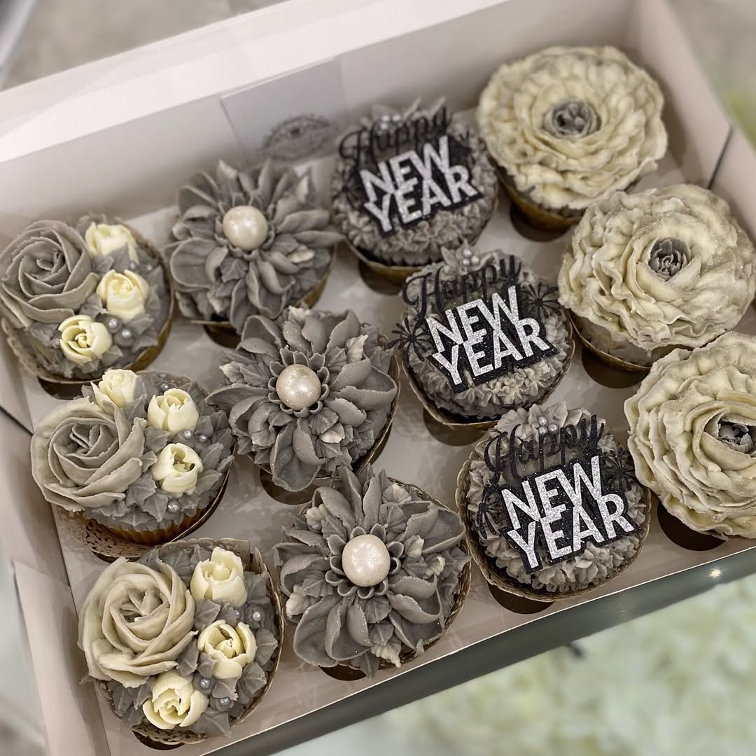 New Year Cupcakes