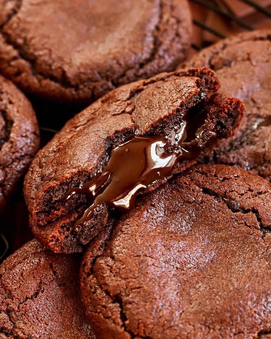 Molten Chocolate Cookies