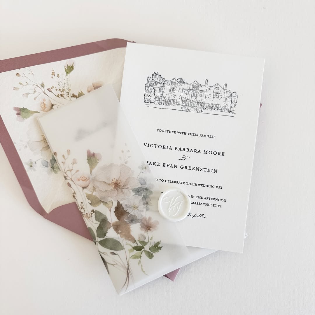 Customized Venue Illustration Cards