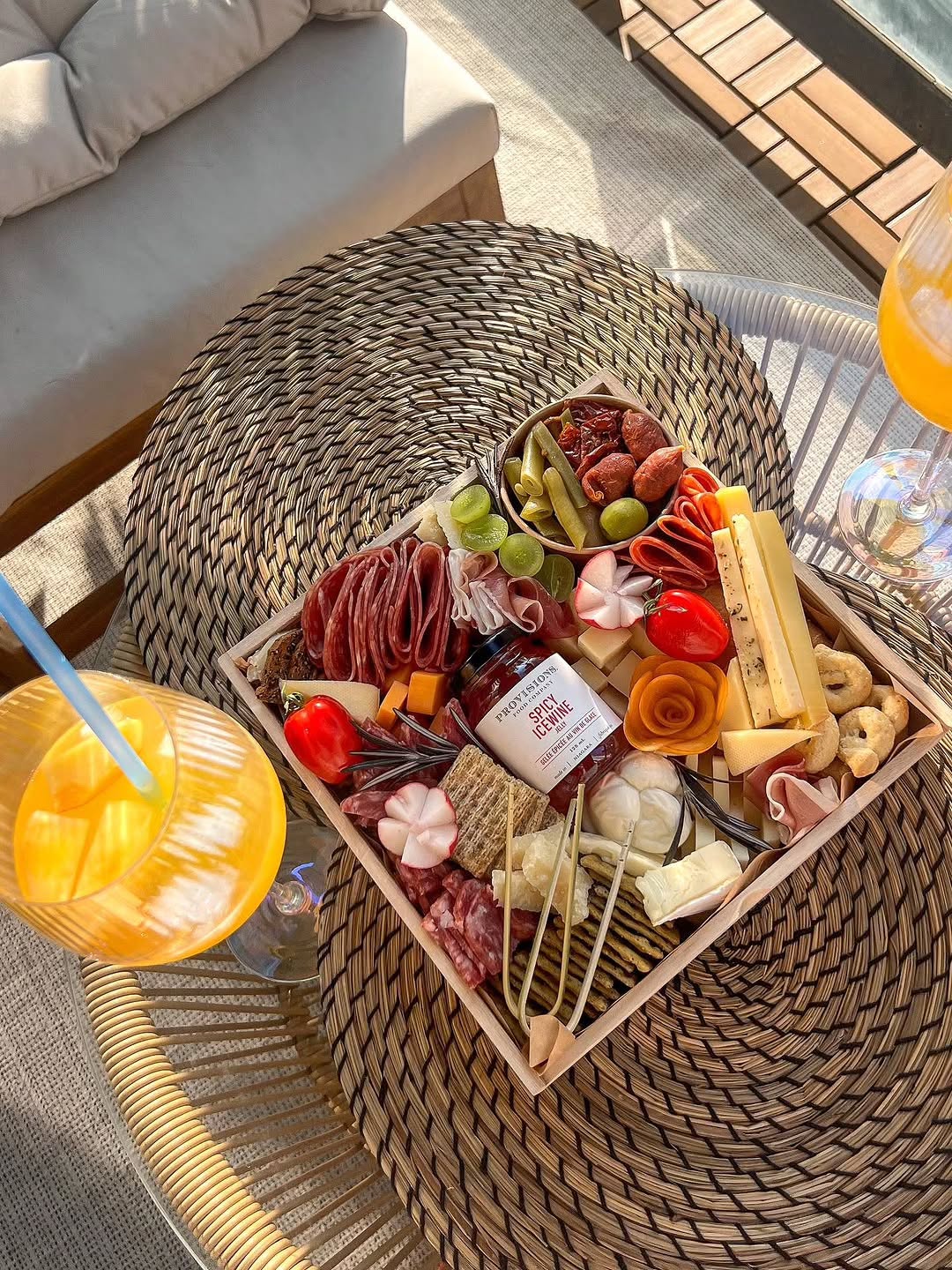 Wooden Crate Serving Trays