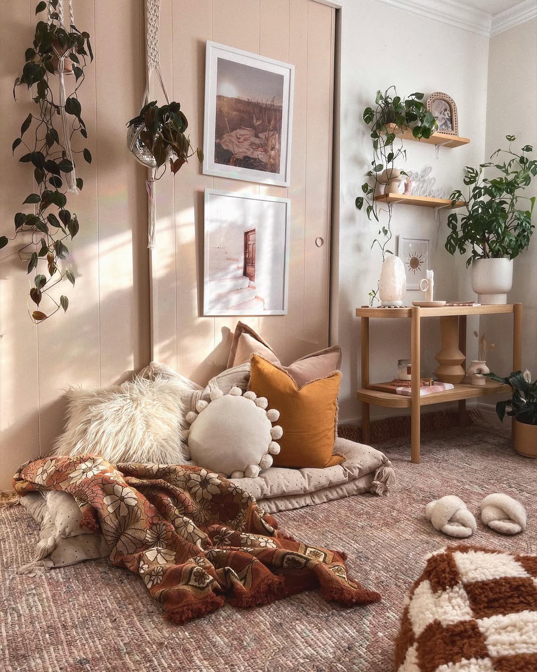 Floor Seating with Cushions