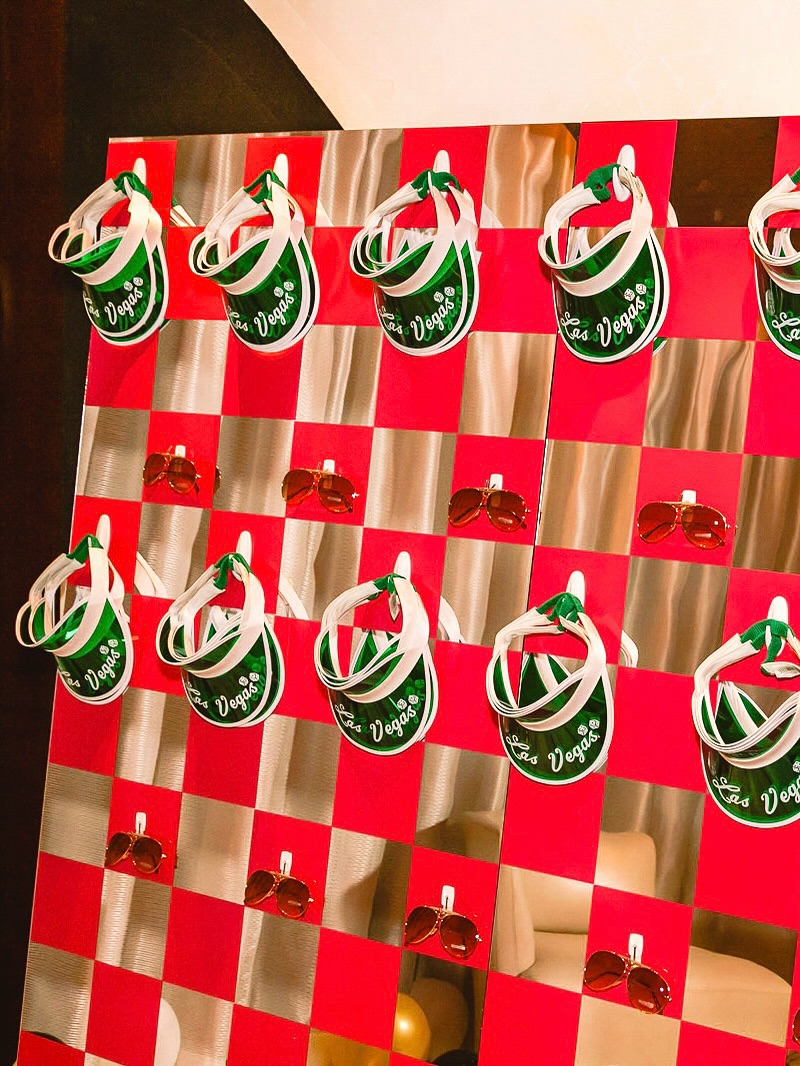 Checkered Backdrop Wall