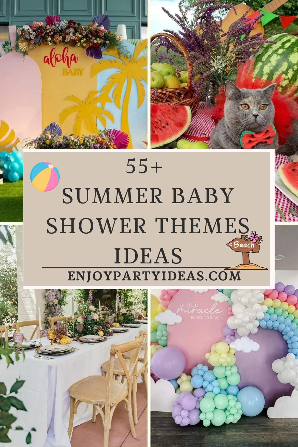 55+ Summer Baby Shower Themes Ideas