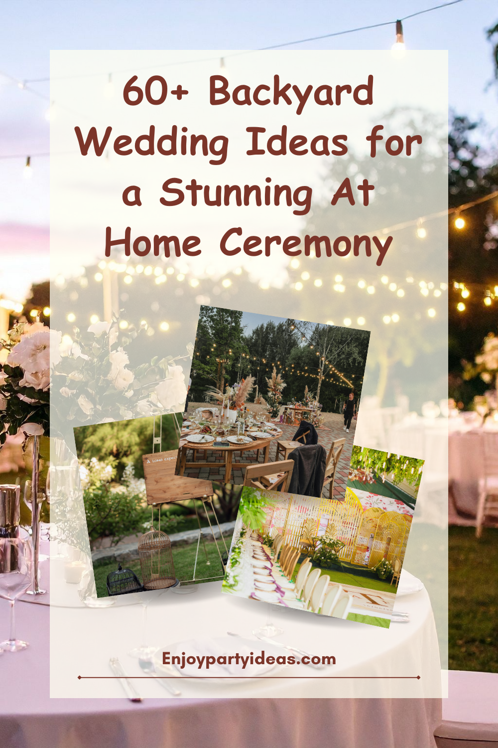 Backyard Wedding Ideas