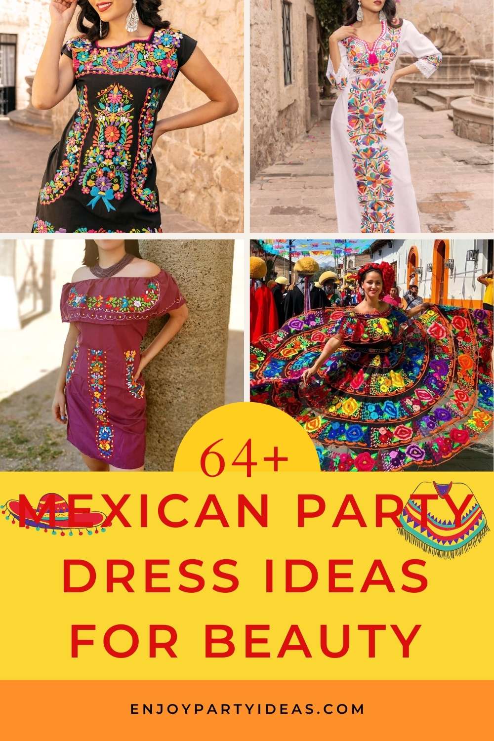 64+ Mexican Party Dress Ideas