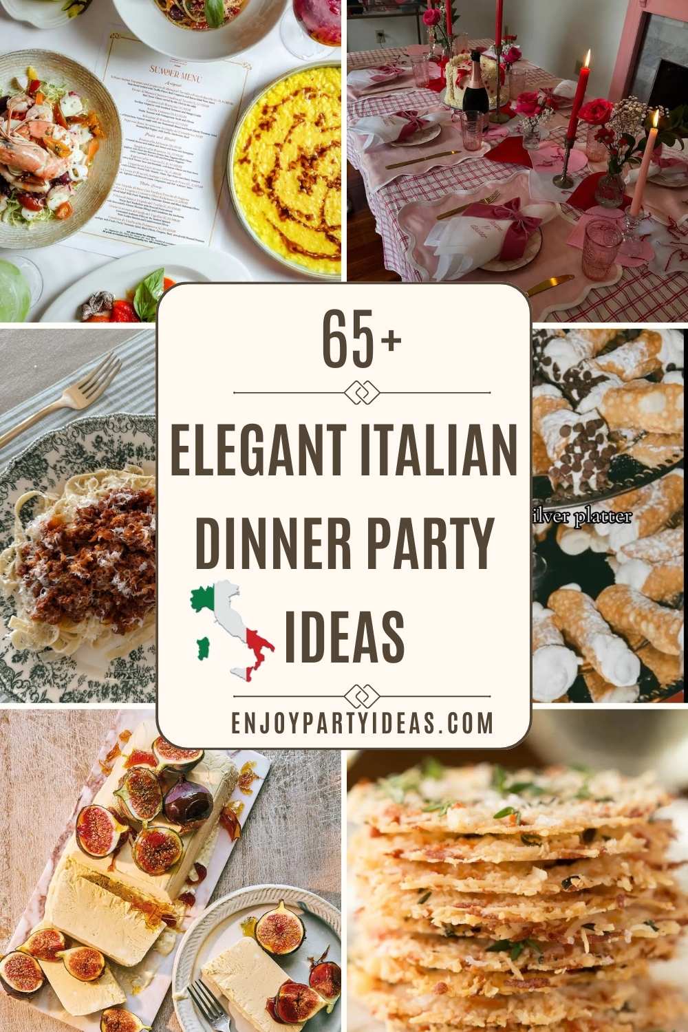 65+ Elegant Italian Dinner Party Ideas
