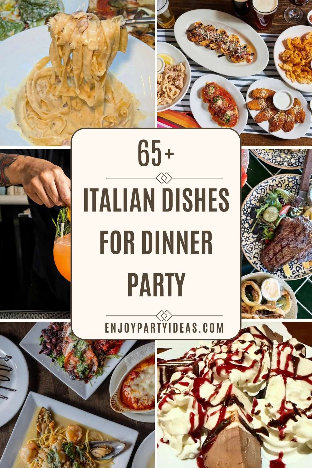 65+ Italian Dishes for Dinner Party